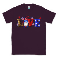 Plum american flag gnomes love Classic Tee - Artiststas