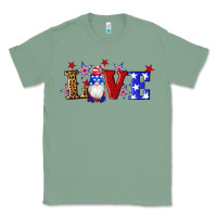 Sage american flag gnomes love Classic Tee - Artiststas
