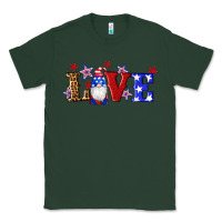 Sports Green american flag gnomes love Classic Tee - Artiststas