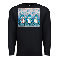 Black snowman winter Premium Sweatshirt - JahusDesignShop