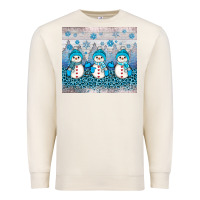 Sandshell snowman winter Premium Sweatshirt - JahusDesignShop
