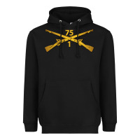 Black 1st bn 75th infantry regiment ranger branch wo txt Heavyweight Hoodie - maiPhamDesign