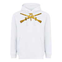 White 1st bn 75th infantry regiment ranger branch wo txt Heavyweight Hoodie - maiPhamDesign
