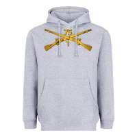 Heather Grey 1st bn 75th infantry regiment ranger branch wo txt Heavyweight Hoodie - maiPhamDesign