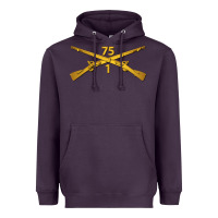 Plum 1st bn 75th infantry regiment ranger branch wo txt Heavyweight Hoodie - maiPhamDesign