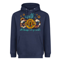Navy with god all things are possible matthew 19 26 Heavyweight Hoodie - JahusDesignShop