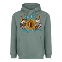 Sage with god all things are possible matthew 19 26 Heavyweight Hoodie - JahusDesignShop