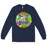 Navy too cute to spook earrings Long Sleeve Tee - BundleAndBundleShop