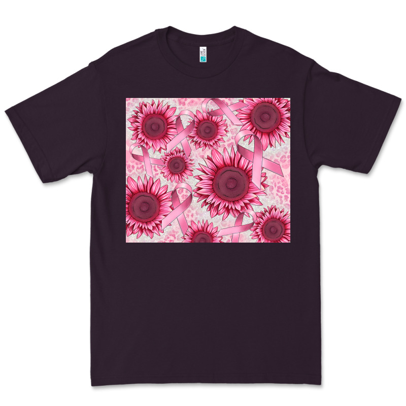 Breast Cancer Sunflower Premium Tee by CowGirlArtShop | Teevron