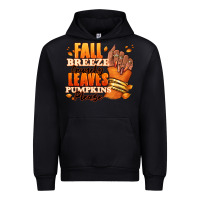 Black Fall breeze crunchy leaves pumpkins please Urban Hoodie - RanaPortraitStore