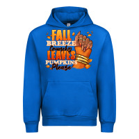 Cobalt Fall breeze crunchy leaves pumpkins please Urban Hoodie - RanaPortraitStore