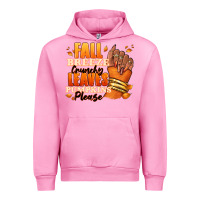 Fuchsia Pink Fall breeze crunchy leaves pumpkins please Urban Hoodie - RanaPortraitStore
