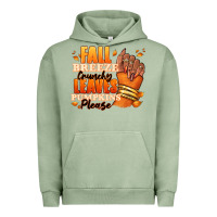 Pigment Oil Green Fall breeze crunchy leaves pumpkins please Urban Hoodie - RanaPortraitStore