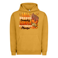 Pigment Peanut Butter Fall breeze crunchy leaves pumpkins please Urban Hoodie - RanaPortraitStore