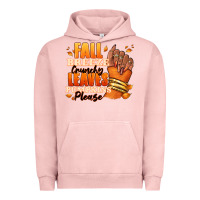 Pigment Salmon Fall breeze crunchy leaves pumpkins please Urban Hoodie - RanaPortraitStore