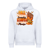 White Fall breeze crunchy leaves pumpkins please Urban Hoodie - RanaPortraitStore