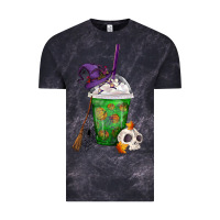 Cloud Black Halloween Spooky Pumpkins Frappe Vintage Tee - FaDigitalArtStudio