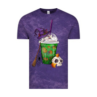 Halloween Spooky Pumpkins Frappe Vintage Tee | Teevron