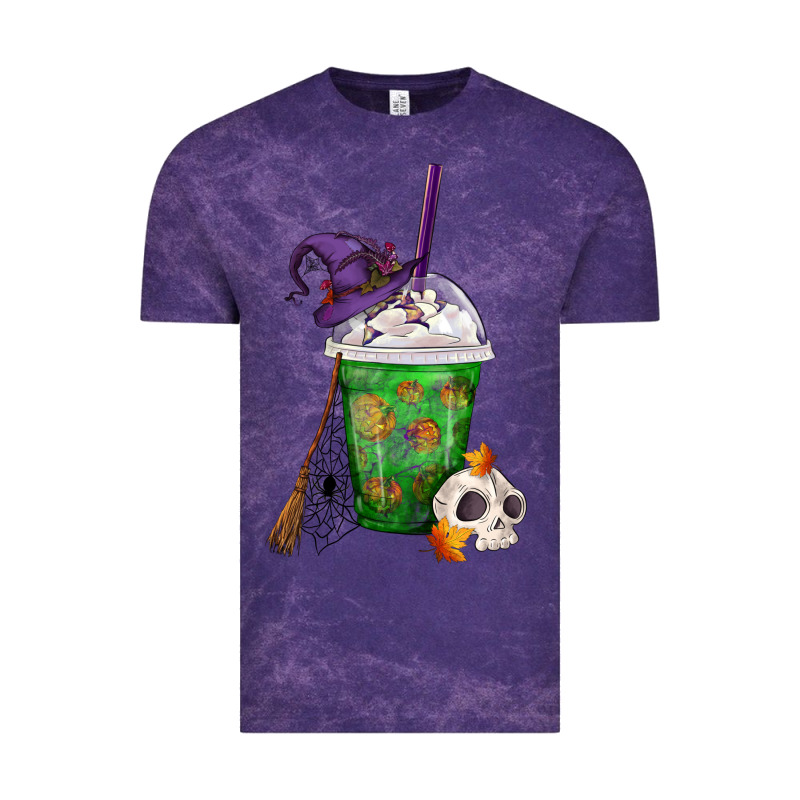 Halloween Spooky Pumpkins Frappe Vintage Tee by FaDigitalArtStudio | Teevron
