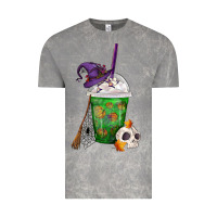 Cloud Rock Halloween Spooky Pumpkins Frappe Vintage Tee - FaDigitalArtStudio