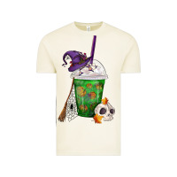 Vintage Arctic Halloween Spooky Pumpkins Frappe Vintage Tee - FaDigitalArtStudio