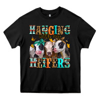 Black hanging with my heifers Heavy Core Tee - Jasminsmagicworld