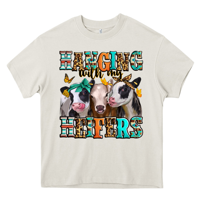 Hanging With My Heifers Heavy Core Tee by Jasminsmagicworld | Teevron