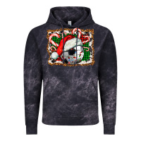 Cloud Black Soccer Ball Christmas With Hat And Candy Cane Vintage Hoodie - FaDigitalArtStudio