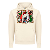 Vintage Artic Soccer Ball Christmas With Hat And Candy Cane Vintage Hoodie - FaDigitalArtStudio