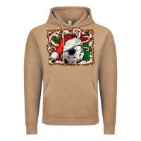 Vintage Coffee Soccer Ball Christmas With Hat And Candy Cane Vintage Hoodie - FaDigitalArtStudio