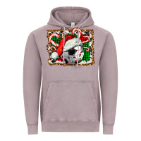 Vintage Zinc Soccer Ball Christmas With Hat And Candy Cane Vintage Hoodie - FaDigitalArtStudio