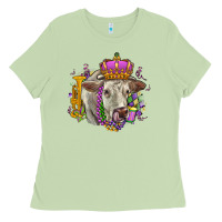 Matcha charolais mardi gras Ladies Tee - OliviaCreatesArt