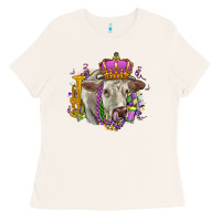 Bone charolais mardi gras Ladies Tee - OliviaCreatesArt