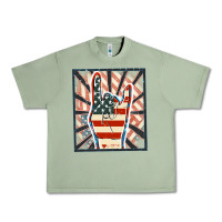 Oil Green Freedom rock hand Urban Heavy Tee - FaDigitalArtStudio