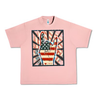 Salmon Freedom rock hand Urban Heavy Tee - FaDigitalArtStudio