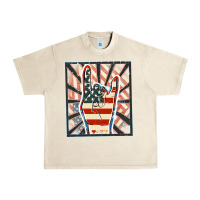 Sandshell Freedom rock hand Urban Heavy Tee - FaDigitalArtStudio