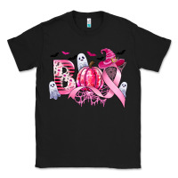Black boo pink pumpkin witch breast cancer Classic Tee - CowGirlArtShop