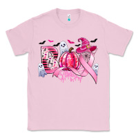 Bubblegum Pink boo pink pumpkin witch breast cancer Classic Tee - CowGirlArtShop
