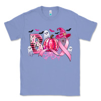 Colony Blue boo pink pumpkin witch breast cancer Classic Tee - CowGirlArtShop