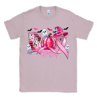 Lilac boo pink pumpkin witch breast cancer Classic Tee - CowGirlArtShop