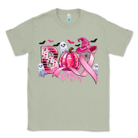 Matcha boo pink pumpkin witch breast cancer Classic Tee - CowGirlArtShop