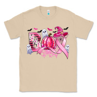 Mushroom boo pink pumpkin witch breast cancer Classic Tee - CowGirlArtShop