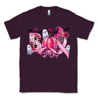 Plum boo pink pumpkin witch breast cancer Classic Tee - CowGirlArtShop