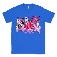 True Royal boo pink pumpkin witch breast cancer Classic Tee - CowGirlArtShop