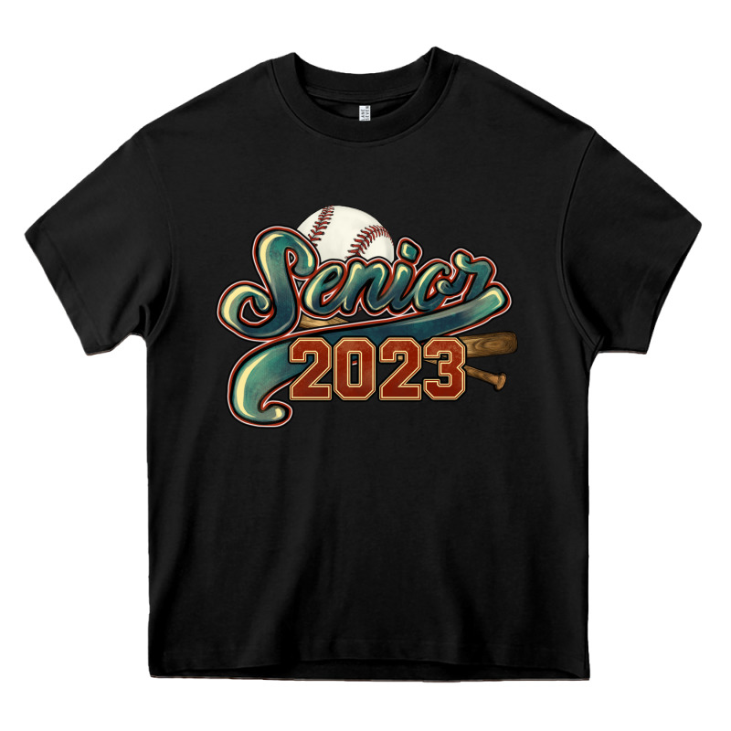 Senior 2023 Baseball Heavy Core Tee by HowdyJamesFarm | Teevron