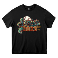 Black Senior 2023 baseball Heavy Core Tee - HowdyJamesFarm
