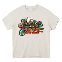 Cream Senior 2023 baseball Heavy Core Tee - HowdyJamesFarm