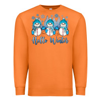 Carrot snowman hello winter Premium Sweatshirt - JahusDesignShop
