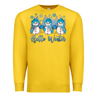 Lemon snowman hello winter Premium Sweatshirt - JahusDesignShop