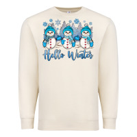 Sandshell snowman hello winter Premium Sweatshirt - JahusDesignShop